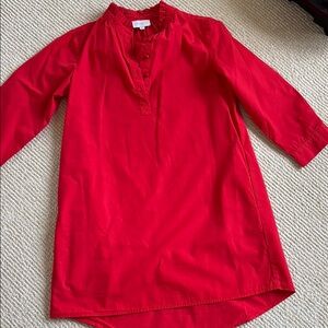 Sugarlips Red Ruffled Collar dress